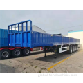 Sidewall Cargo Semi Trailer 4 Axles Sidewall Semi Trailer Factory